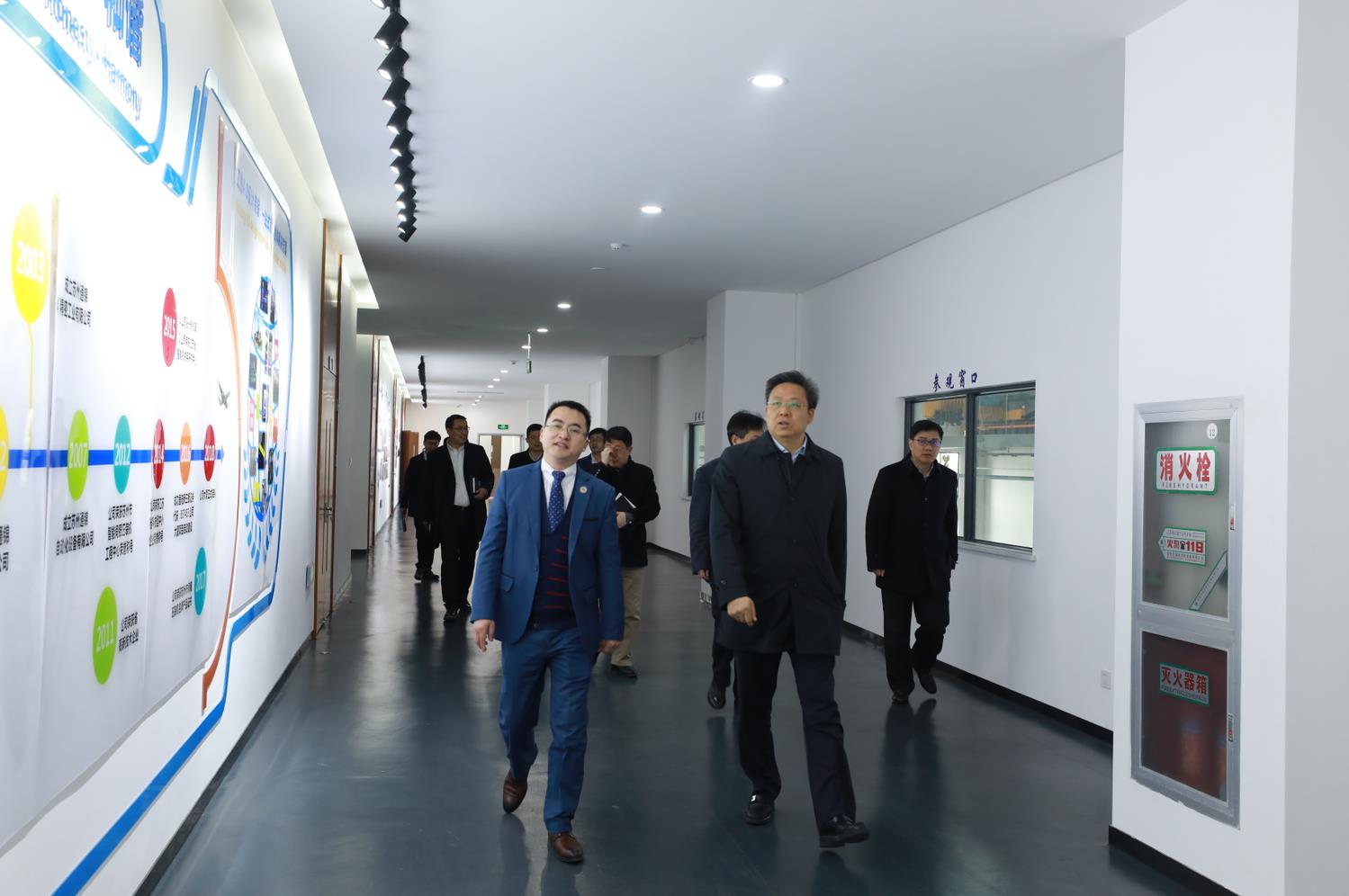 蘇州高新區黨工委書記、區長吳新明書記、王牟、黃鋒主任一行調研通錦